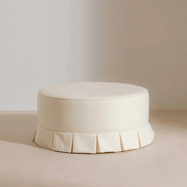 Чехол на круглый пуф, пошив на заказ - Фото 2