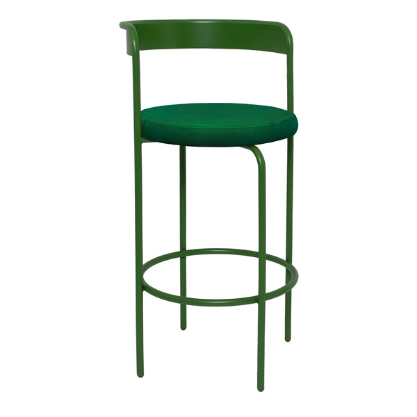 Стул барный Колори, Фисташковое пралине + Изумрудный
