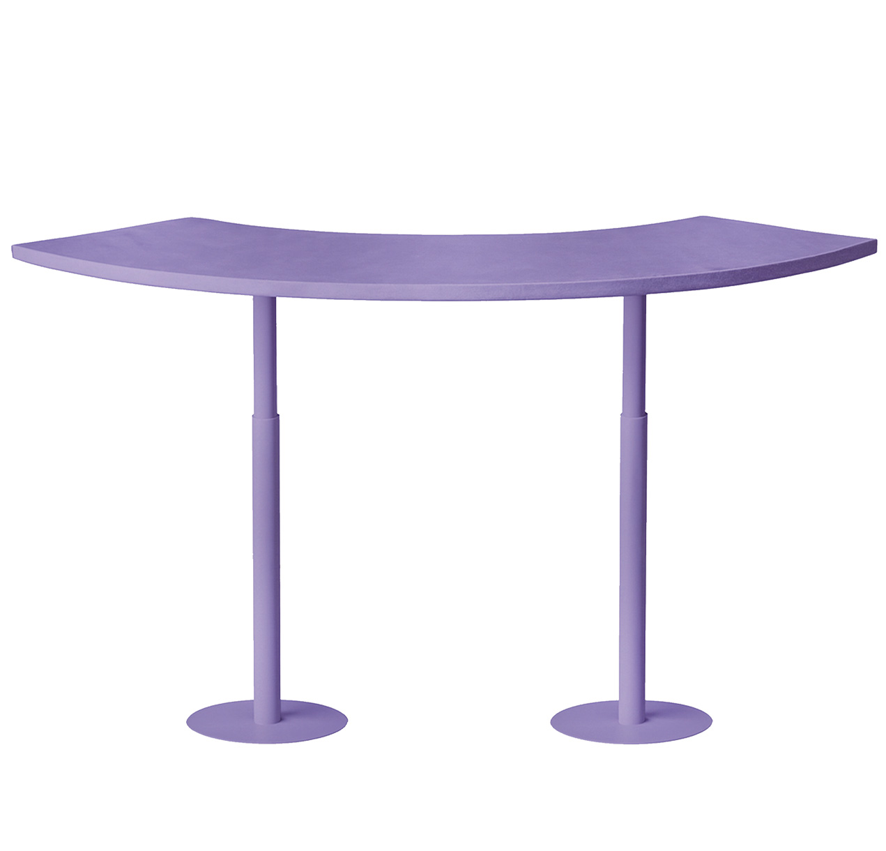 Стол коктейльный Твист Змейка М, Фиалковое мороженое + Нежная орхидея (телескопические ноги)  - Фото миниатюра 1