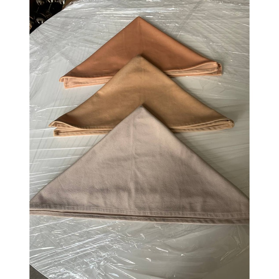 Салфетка велюр, персиковая - Фото миниатюра 4