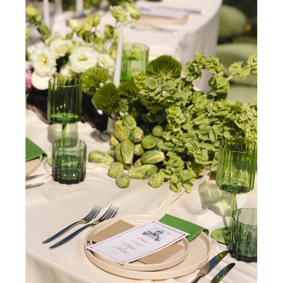 Салфетка из смесового льна, Монстера деликатесная - Фото миниатюра 6