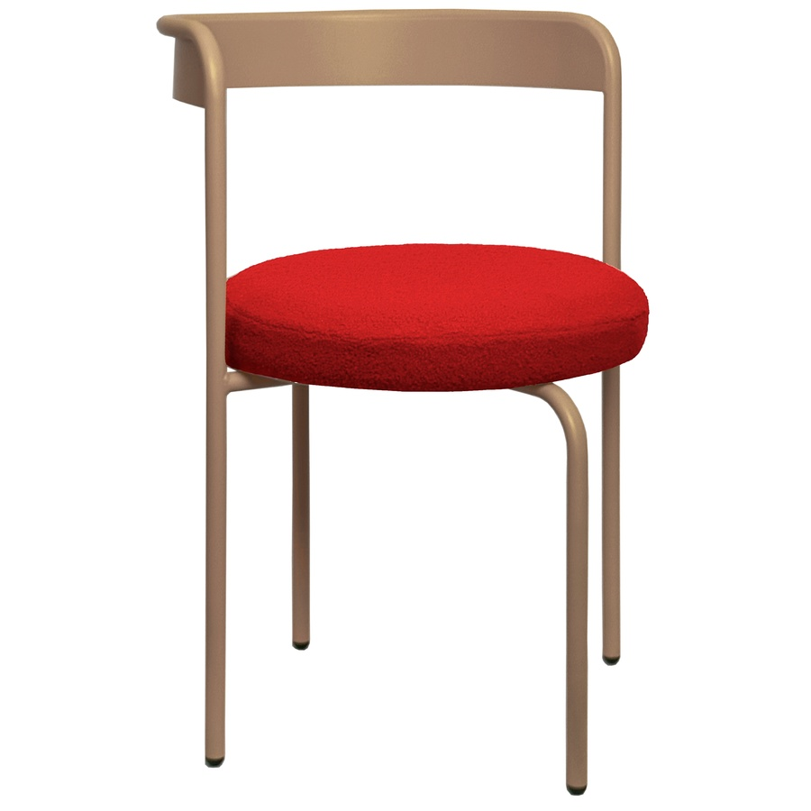 Стул Колори, Капучино + Красный тедди - Фото миниатюра 1