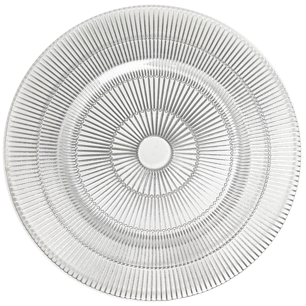 Сервировочная тарелка Окулус Серебро