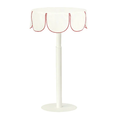 Комплект Стол "Да,капитан" Твист Рафаэлло +  Млечный путь с красным кантом, велюр 