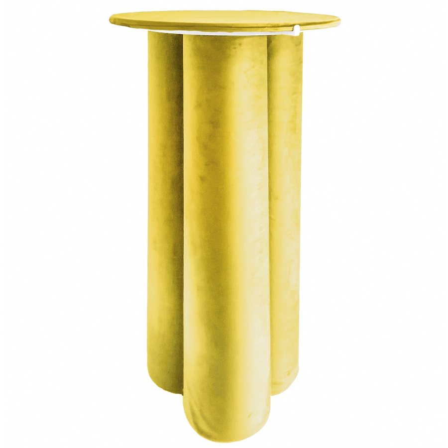 Коктейльный стол Сквош Желтая субмарина, велюр  - Фото миниатюра 1