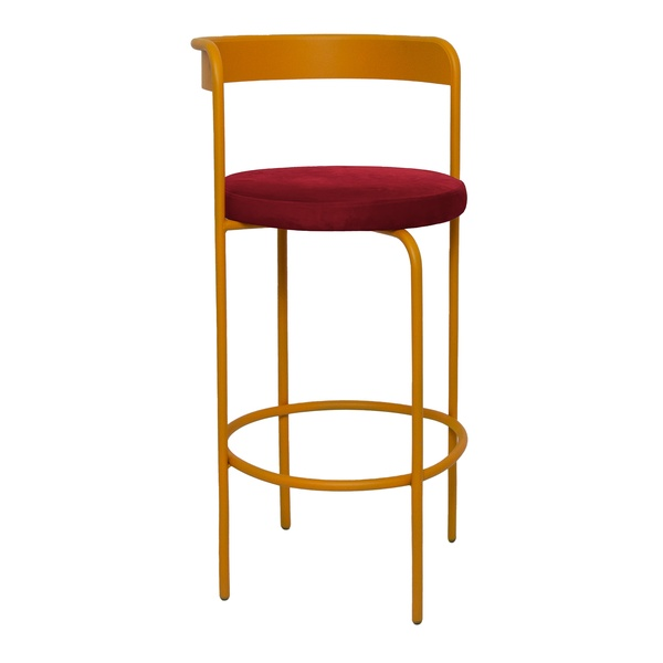 Стул барный Колори, Тыквенный тарт + Бордо