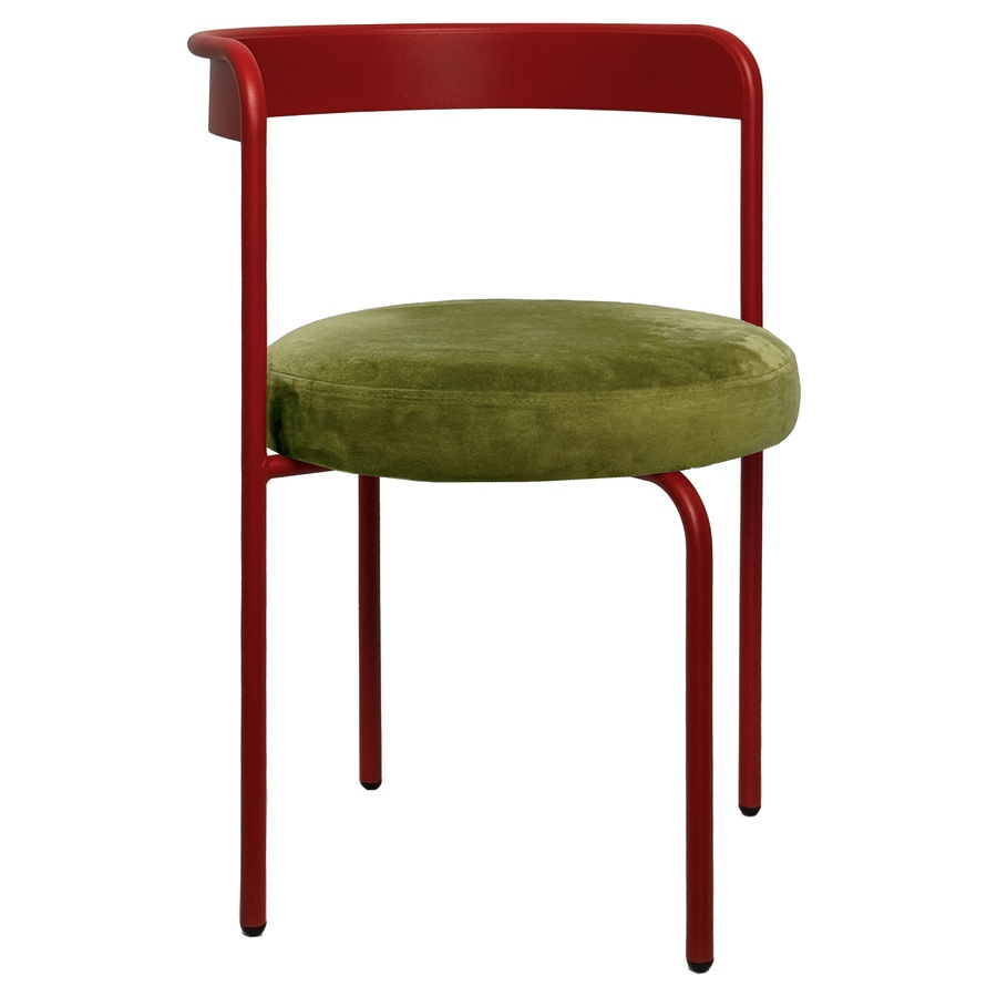 Стул Колори, Красный бархат + Матча - Фото миниатюра 1