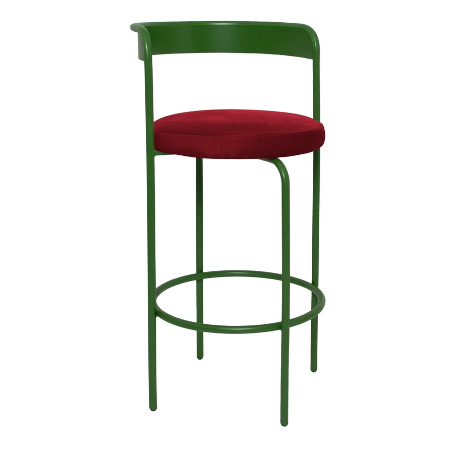 Стул барный Колори, Фисташковое пралине + Бордо - Фото миниатюра 1