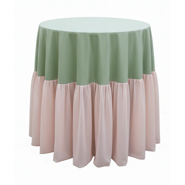 Скатерть двухцветная, пошив на заказ  - Фото 1