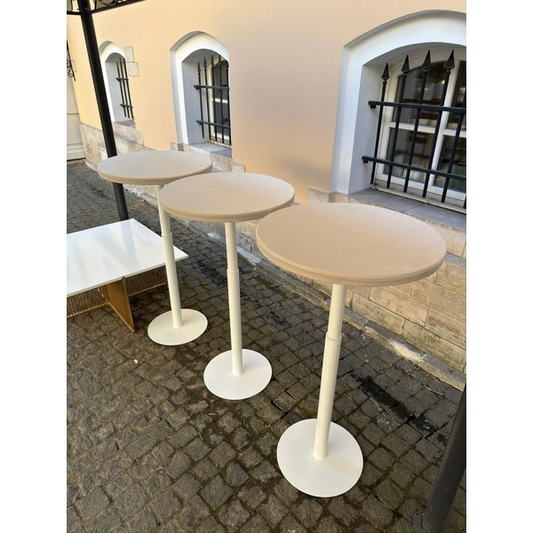 Стол коктейльный Твист Круглый, Рафаэлло + Кремовый бисквит  - Фото 2