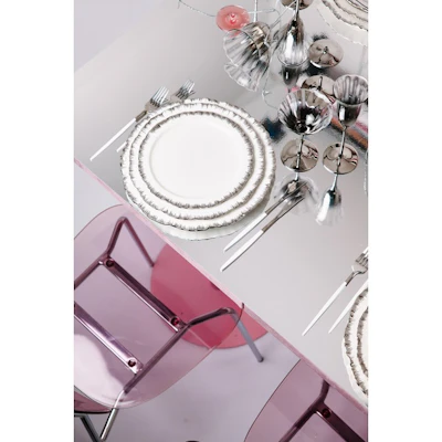 Порционная тарелка Подсолнух Серебро М - изображение 3