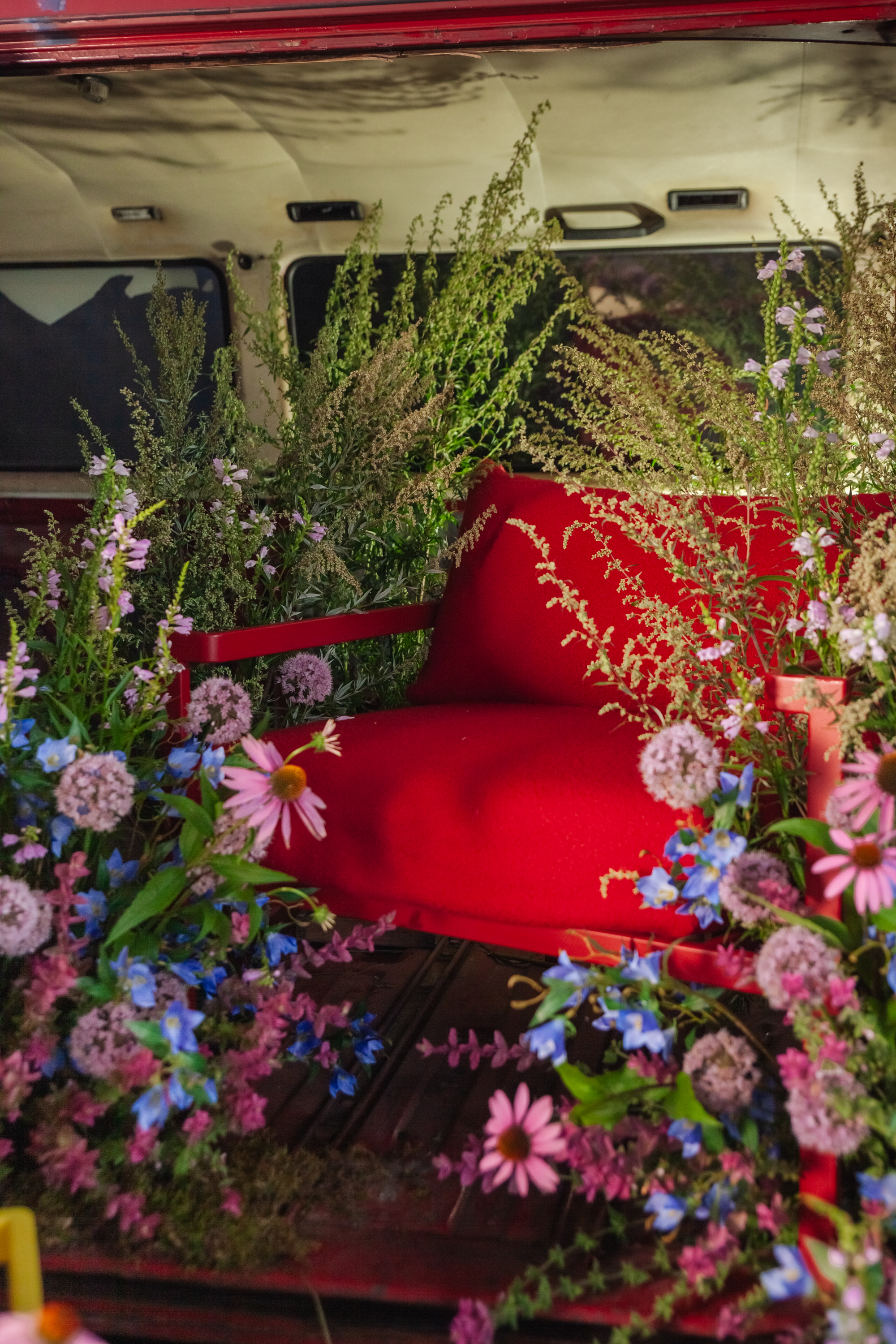 Кресло Хагги, Красный бархат + Красный Тедди