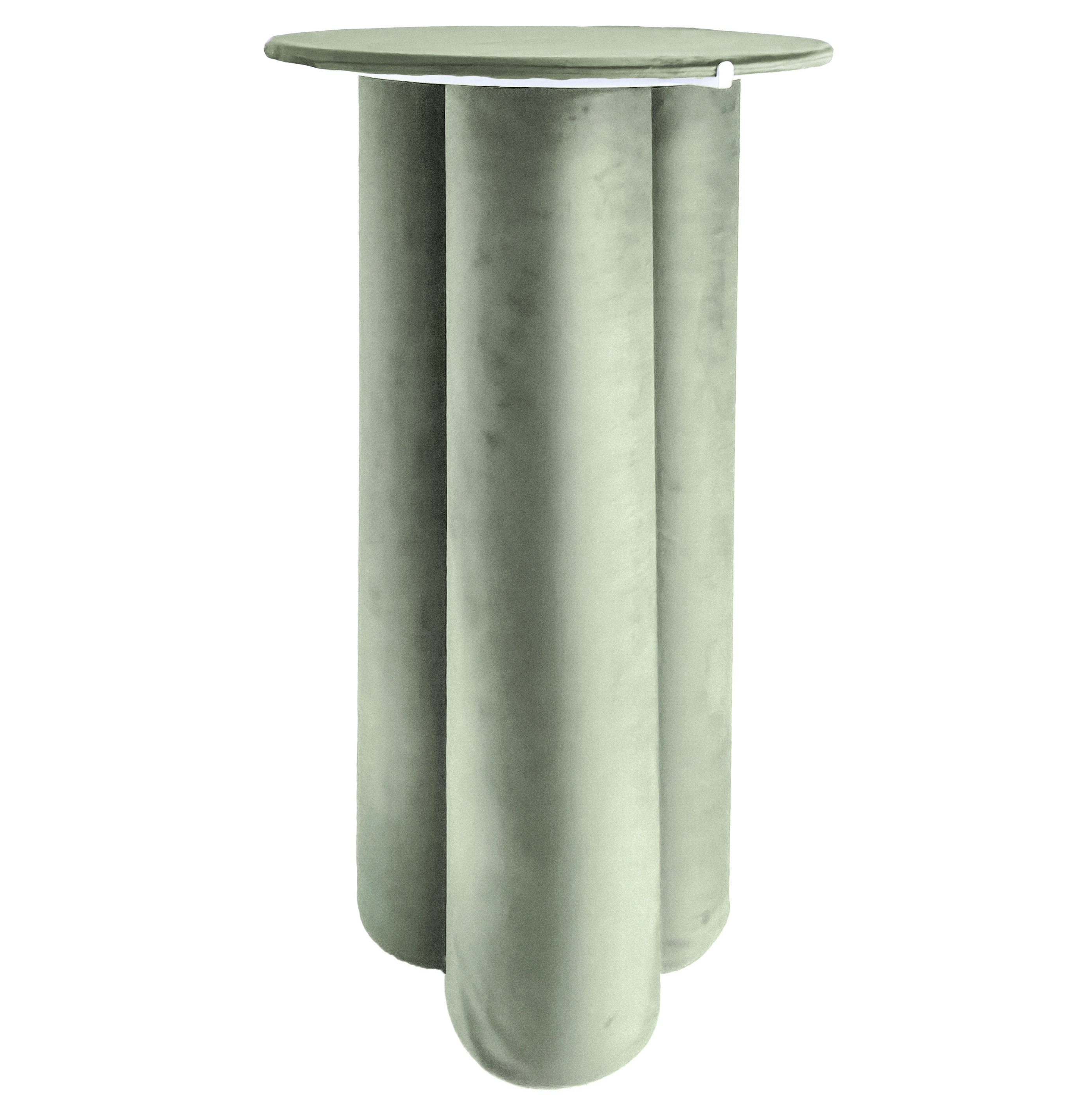 Коктейльный стол Сквош шалфей, велюр - Фото миниатюра 1