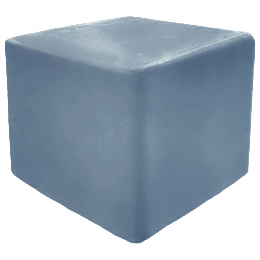 Пуф квадратный Точка, велюр, Голубой - Фото миниатюра 1