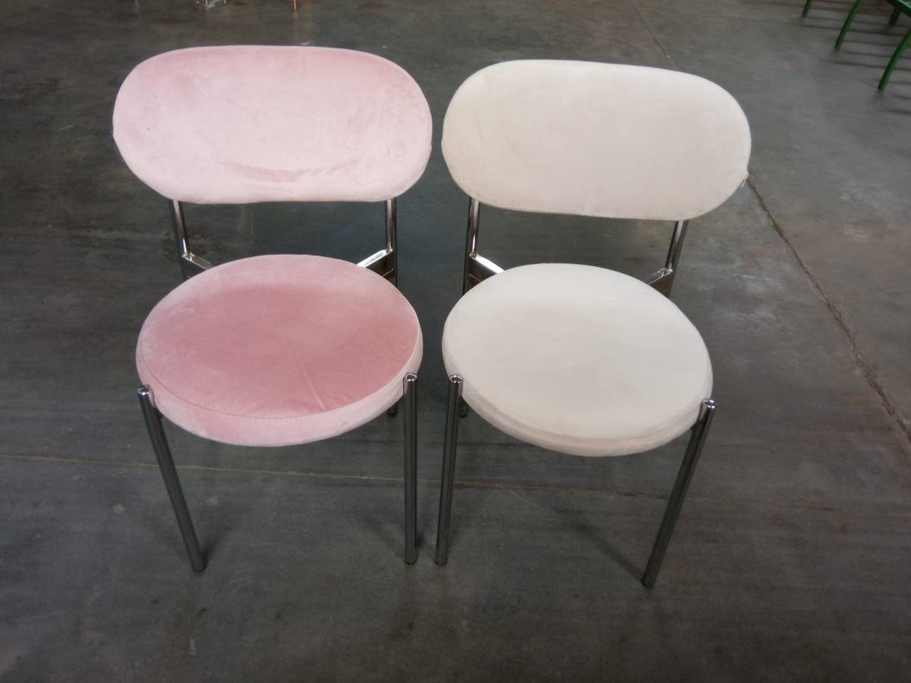 Стул Модерн Серебро, Кремовый бисквит