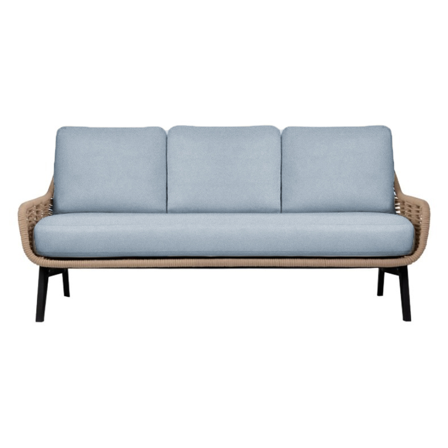 Диван трехместный Ван Гог серо-голубой - Фото миниатюра 1