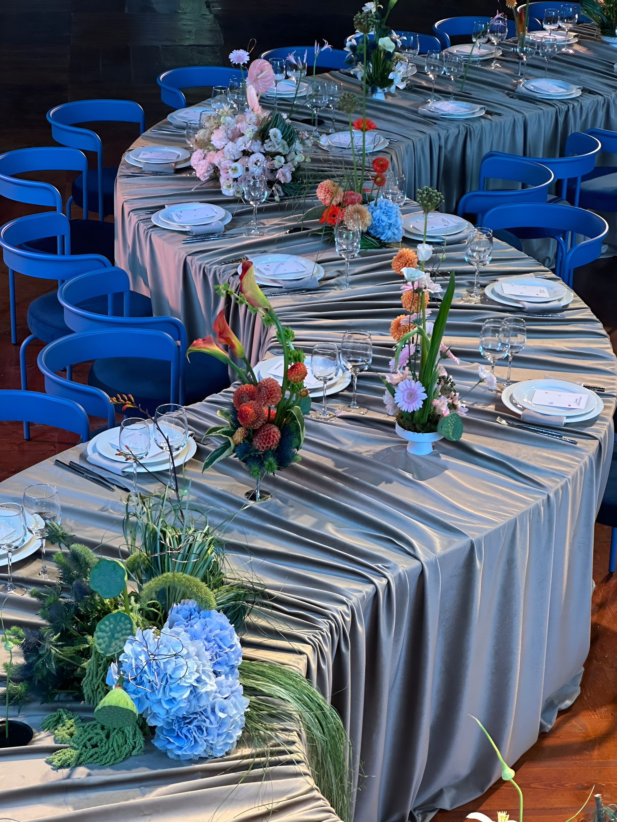 Стул Колори, Черничный йогурт + Морская волна