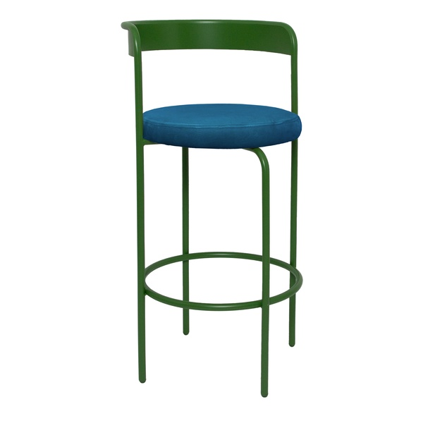 Стул барный Колори, Фисташковое пралине + Морская волна