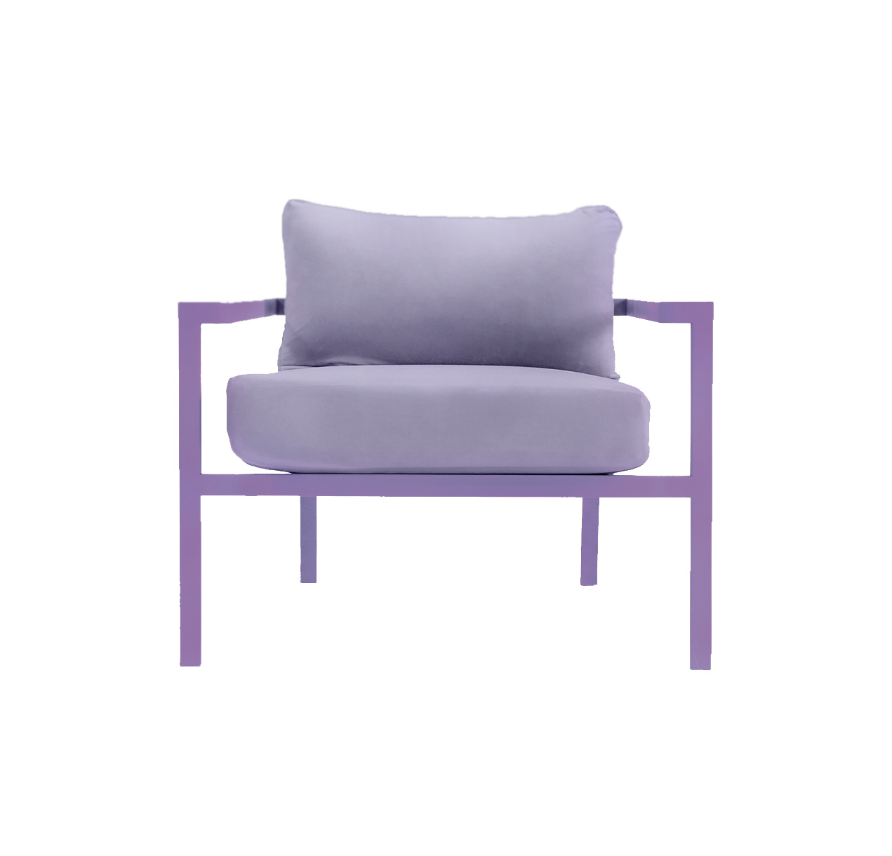 Кресло Хагги, Фиалковое мороженое + Нежная орхидея