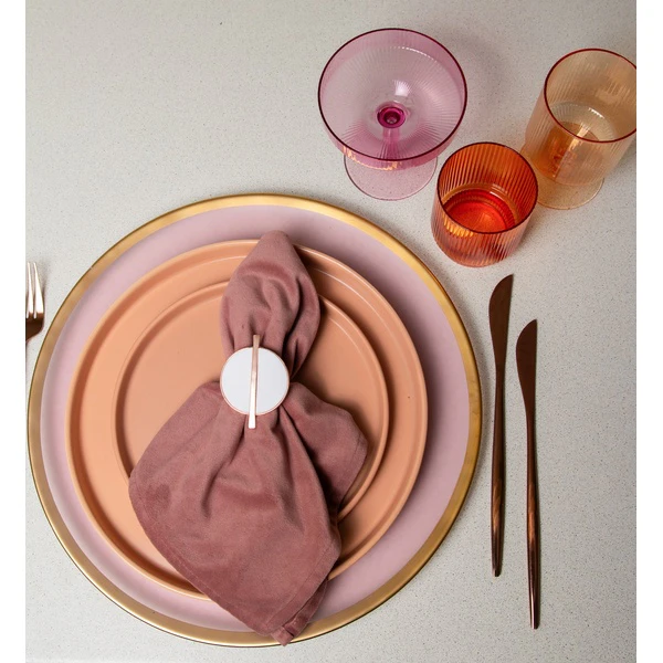 Салфетка велюр, пыльно-розовая - Фото 6