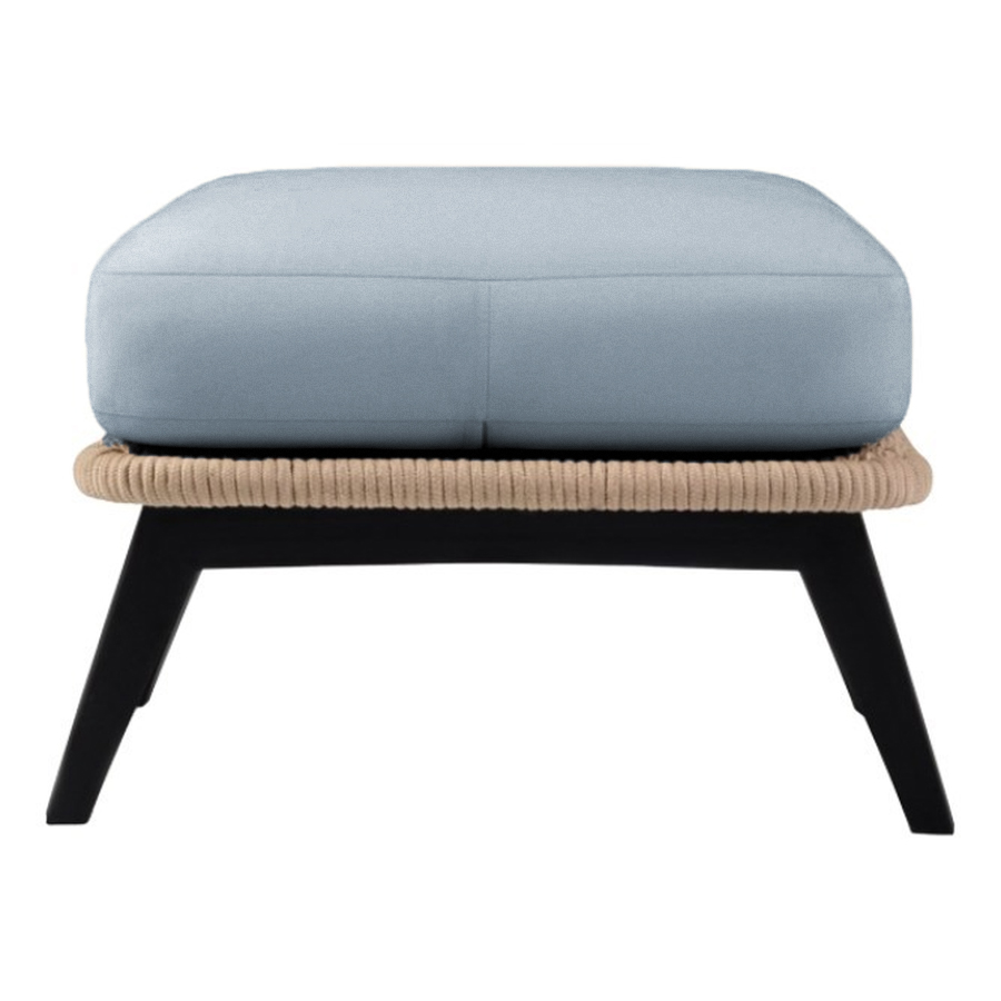 Пуф Ван Гог серо-голубой - Фото миниатюра 1