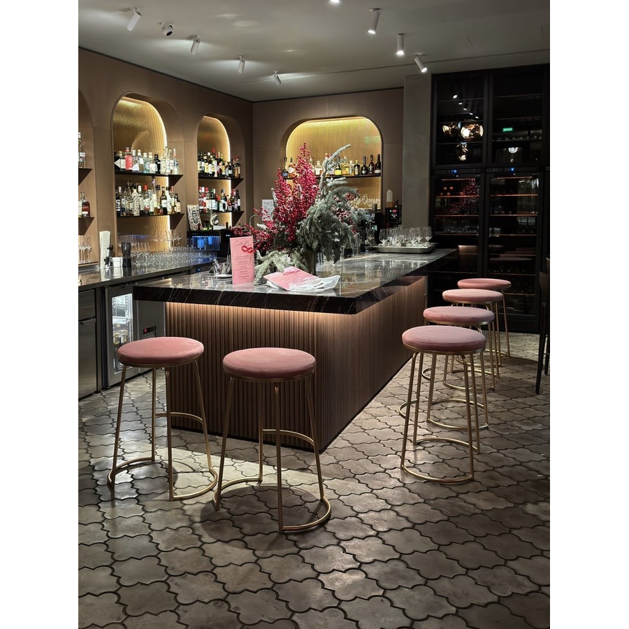 Стул барный Модерн Сэддл Куколка (любой оттенок каркаса) - Фото миниатюра 3