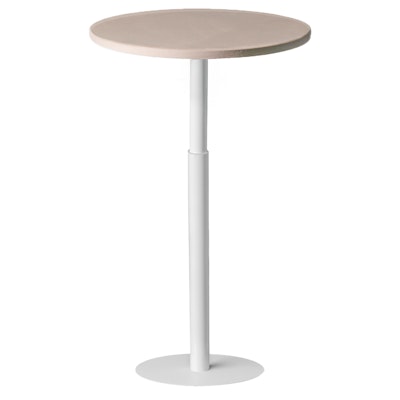 Стол коктейльный Твист Круглый, Рафаэлло + Кремовый бисквит 