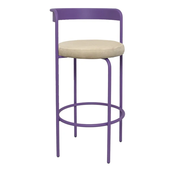 Стул барный Колори, Фиалковое мороженое + Кремовый бисквит