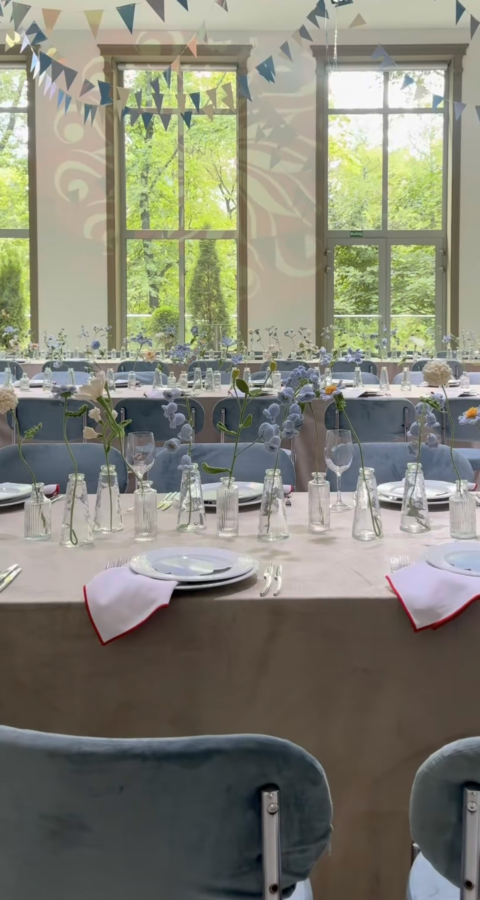 Стул Модерн Серебро, серо-голубой