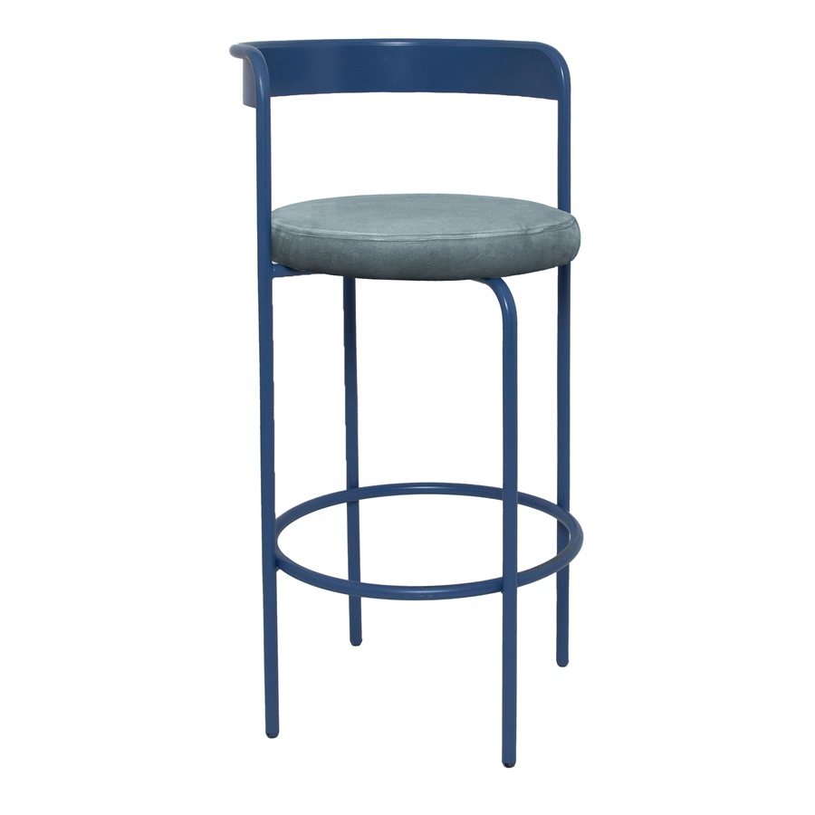 Стул барный Колори, Черничный йогурт + Серо-голубой - Фото миниатюра 1