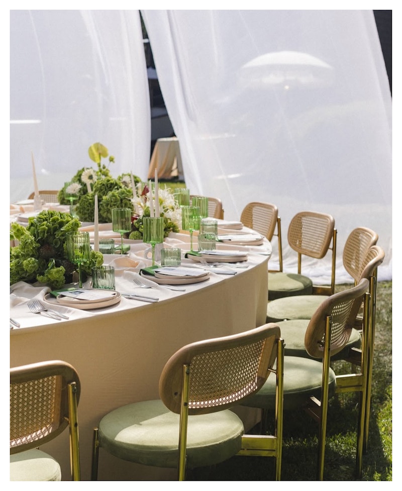 Бокал винный Сквош Мир зеленого цвета