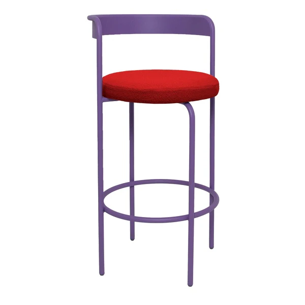 Стул барный Колори, Фиалковое мороженое + Красный тедди