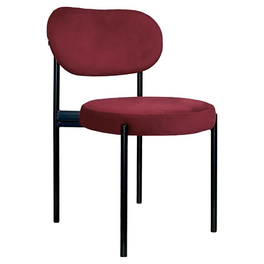 Стул Модерн Черный, Бордо - Фото миниатюра 1