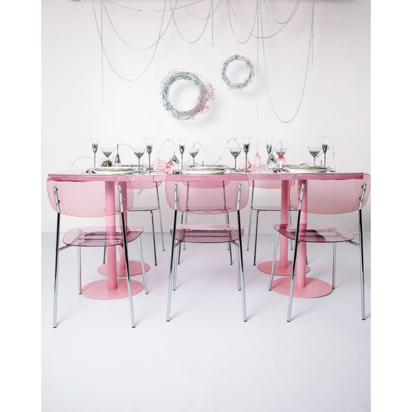 Стул Призм Серебро, Розовые очки - изображение 5