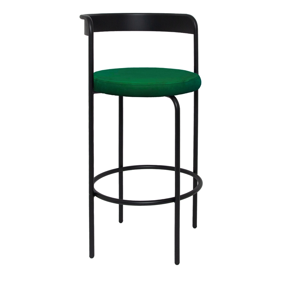 Стул барный Колори, Лакричный леденец + Изумрудный - Фото миниатюра 1