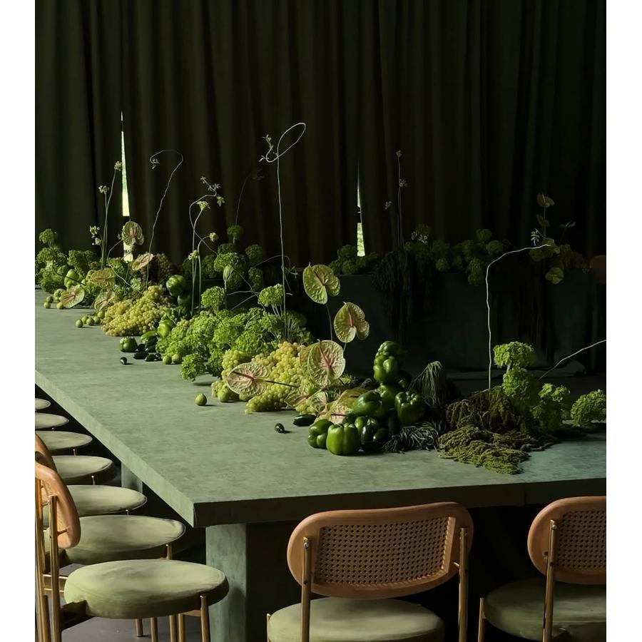 Стул Модерн Золото, Натуральный ротанг + Матча - Фото миниатюра 10