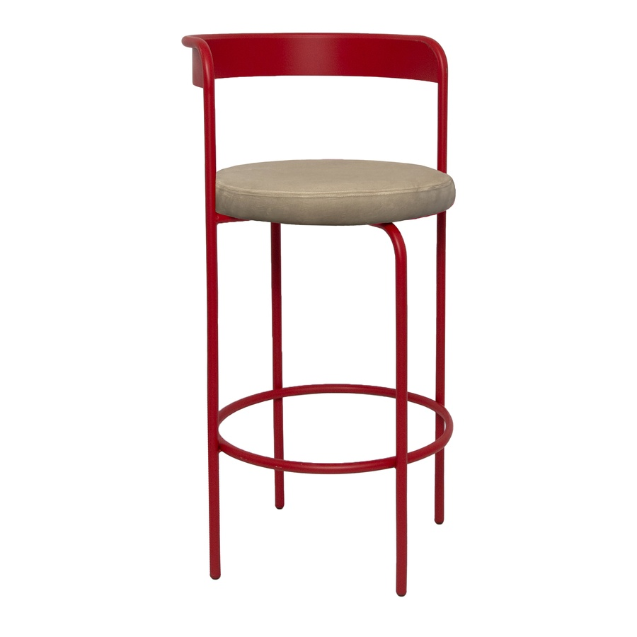 Стул барный Колори Красный бархат + Коко - Фото миниатюра 1