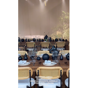 Стул Модерн Черный, Натуральный ротанг + Млечный путь - Фото 4