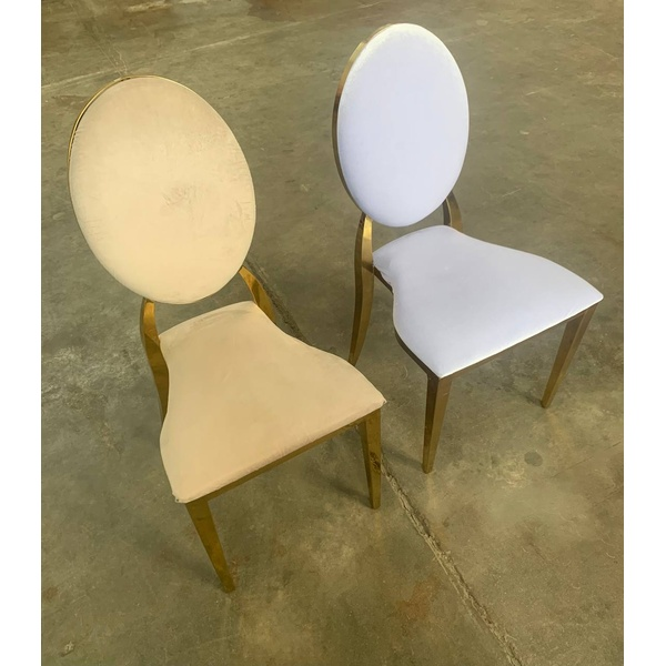 Стул Вашингтон Золото, велюр белый - Фото 7