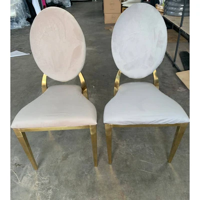 Стул Вашингтон Золото, велюр светло-серый - изображение 3