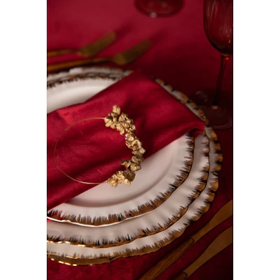 Порционная тарелка Подсолнух Золото М - изображение 4