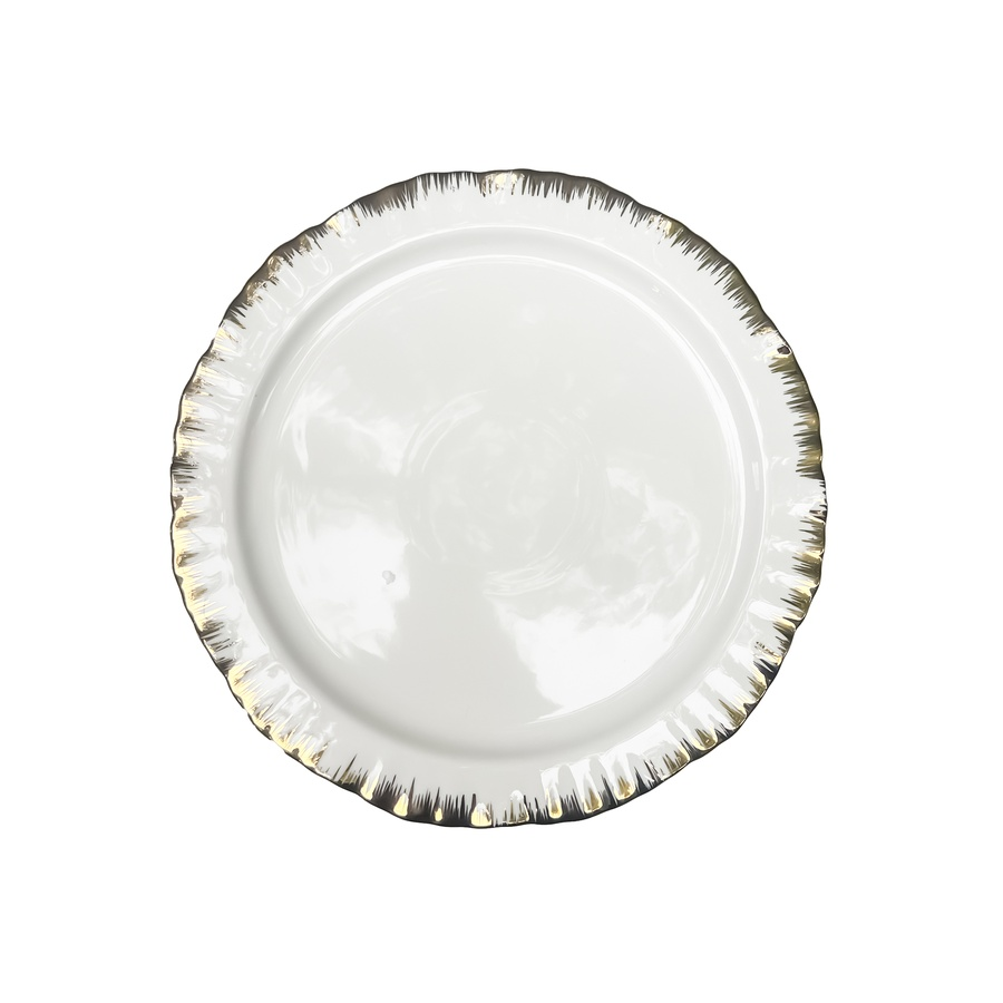 Порционная тарелка Подсолнух Золото С - Фото миниатюра 1