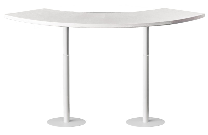 Стол коктейльный Твист Змейка М, Рафаэлло + Млечный путь (телескопические ноги)