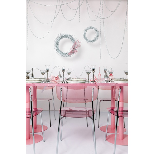 Стул Призм Серебро, Розовые очки - изображение 4