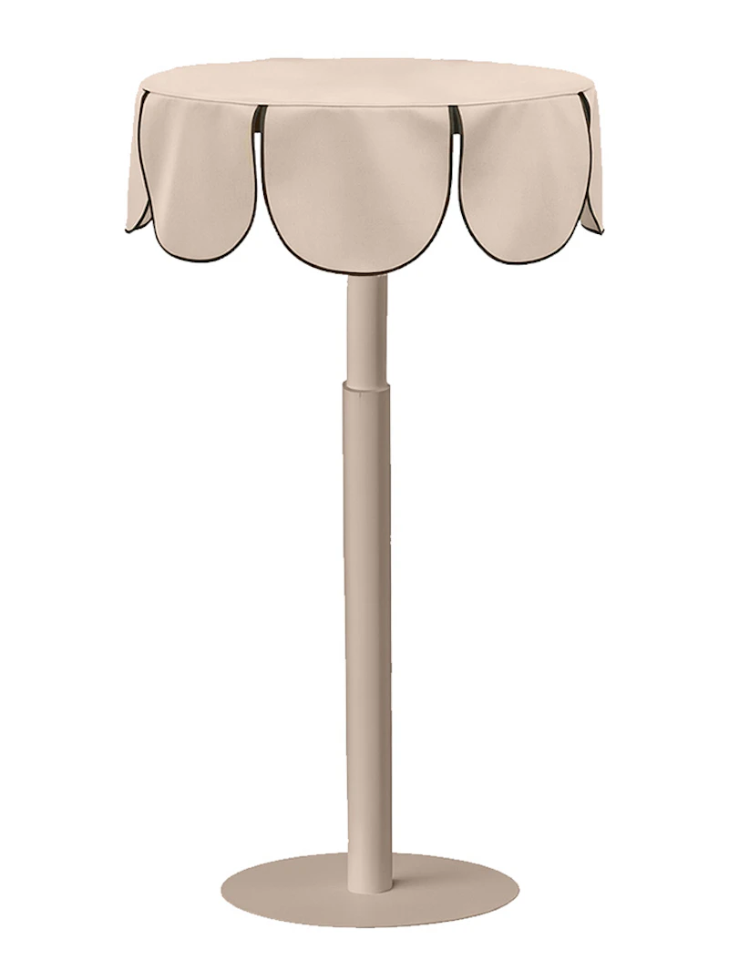 Комплект Стол "Да,капитан" Твист Кремовый бисквит + Кремовый бисквит с черным кантом, велюр