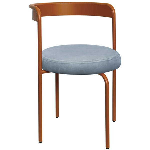 Стул Колори, Тыквенный тарт + серо-голубой