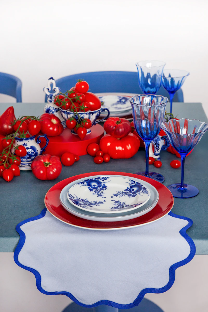 Салфетка-плейсмат Сквош, Гжель