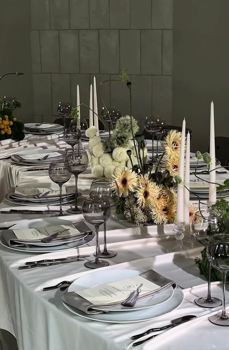 Сет бокалов Сирен дымчатых с золотой каймой