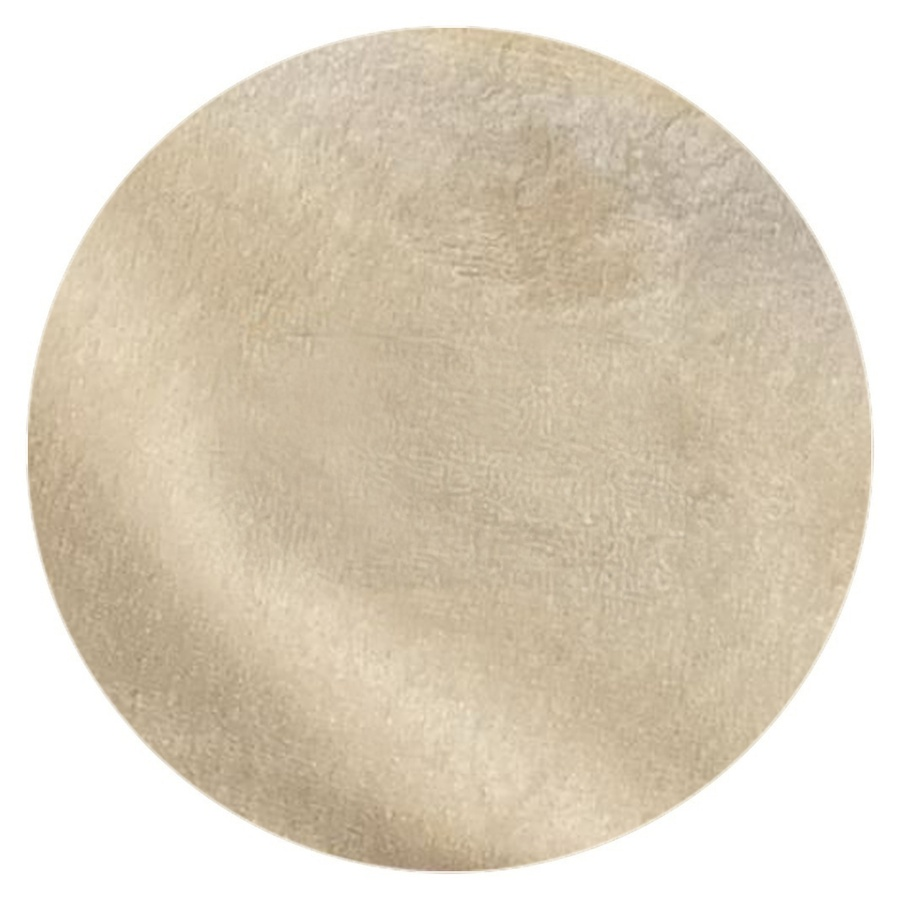 Чехол на круглый пуф, песочный  - Фото миниатюра 1