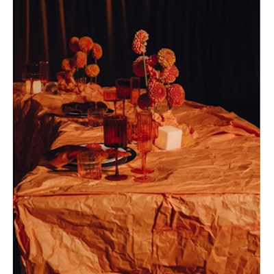 Сет бокалов Сквош Этюд в оранжевом - изображение 4